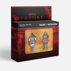 NWT Netflix‎ Nasuke enamel pin set